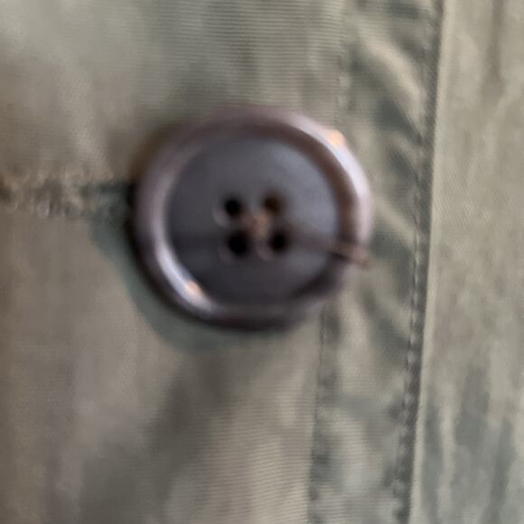 Eddie Bauer Rain Jacket Women’s Hunter Green Lightweight Size Petite Medium - Picture 6 of 9